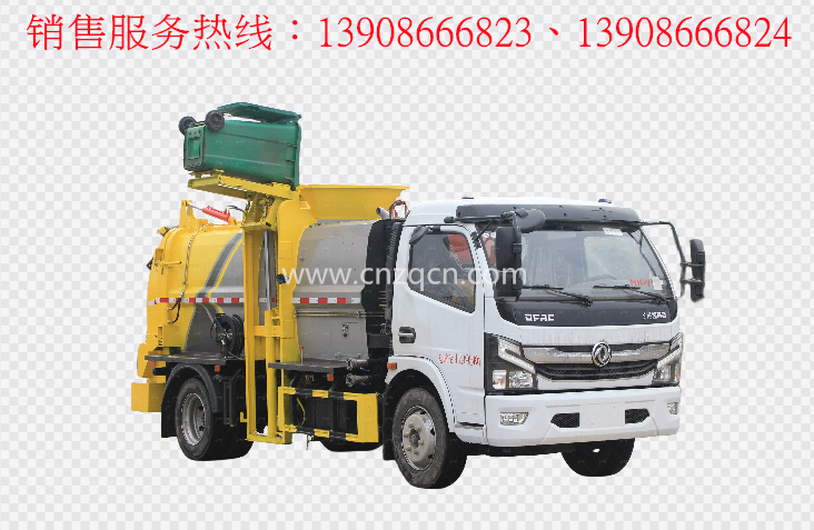 東風大多利卡餐廚垃圾車(方罐)