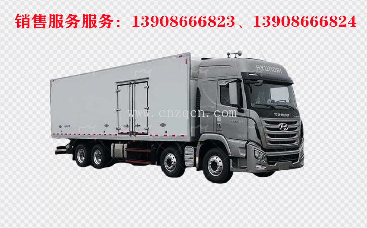 現(xiàn)代前四后八冷藏車