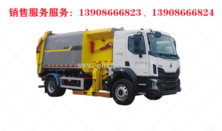 東風柳汽側(cè)裝掛桶垃圾車